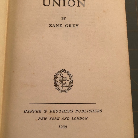 8818 BOOK Western Union by Zane Grey 1939 First Edition Hard Cover.  English. - Picture 3 of 9